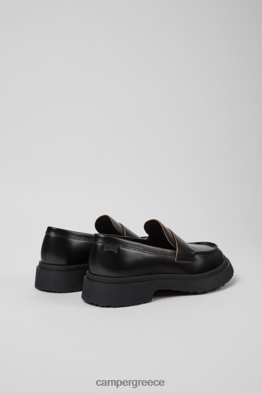 Black Walden Black Leather Loafers For WomenNew Arrivals Camper XTDPX132