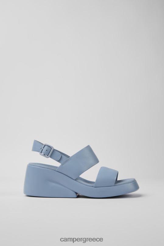 Blue Kaah Blue Leather Sandals For Women New Arrivals Camper XTDPX69