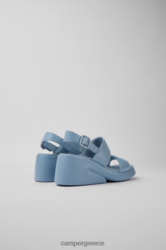 Blue Kaah Blue Leather Sandals For Women New Arrivals Camper XTDPX69