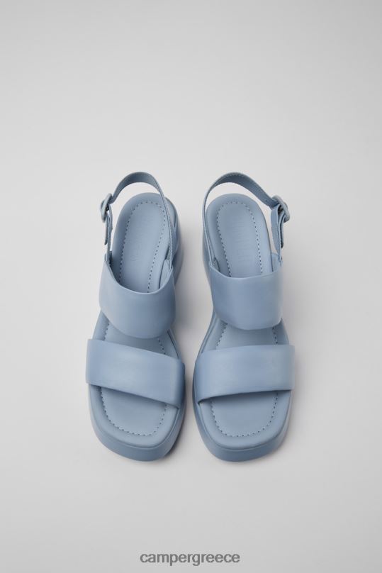 Blue Kaah Blue Leather Sandals For Women New Arrivals Camper XTDPX69