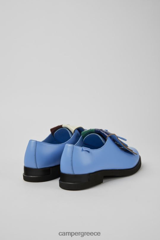 Blue Twins Blue And Green Leather Shoes For WomenNew Arrivals Camper XTDPX117