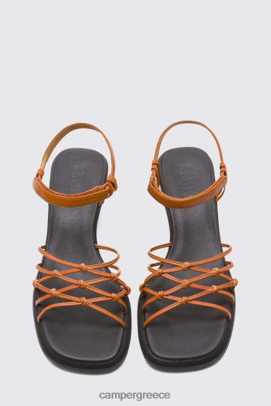 Brown Dina Brown Sandal For Women Exclusive Camper XTDPX57
