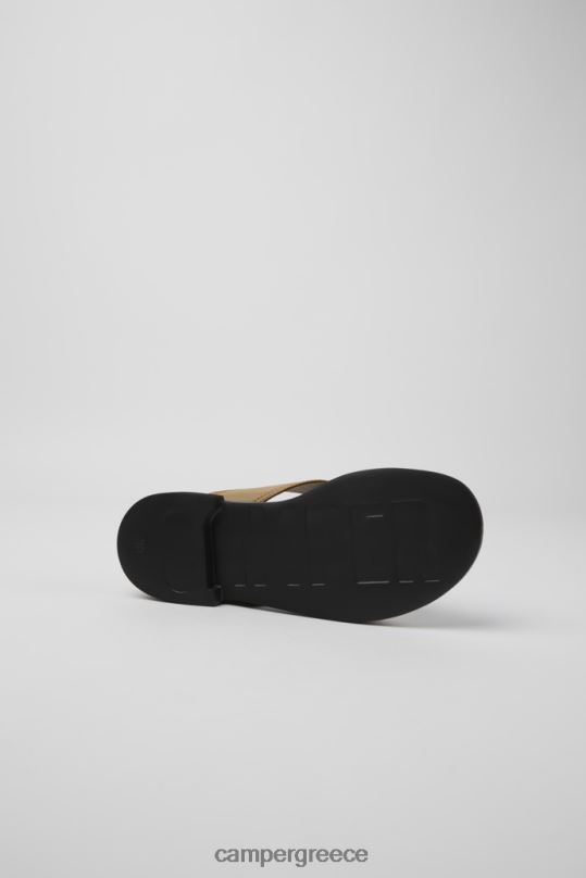 Brown ExclusiveEdy Brown Leather Sandals For Women Camper XTDPX54