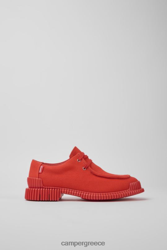 Red Design Pix Red Recycled Cotton Shoes For Women Camper XTDPX93
