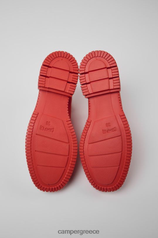 Red Design Pix Red Recycled Cotton Shoes For Women Camper XTDPX93