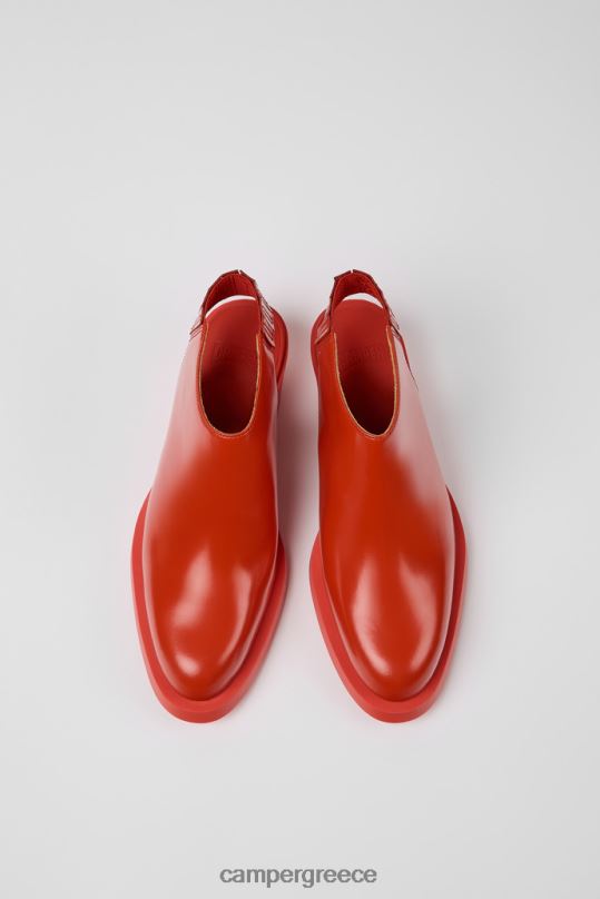Red ExclusiveBonnie Red Leather Heels For Women Camper XTDPX31