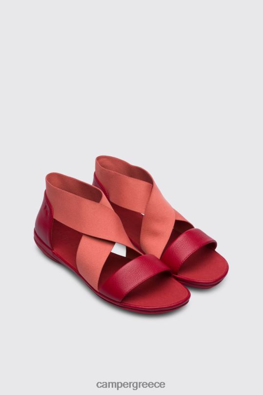 Red Right Red Sandal For Women New Arrivals Camper XTDPX108