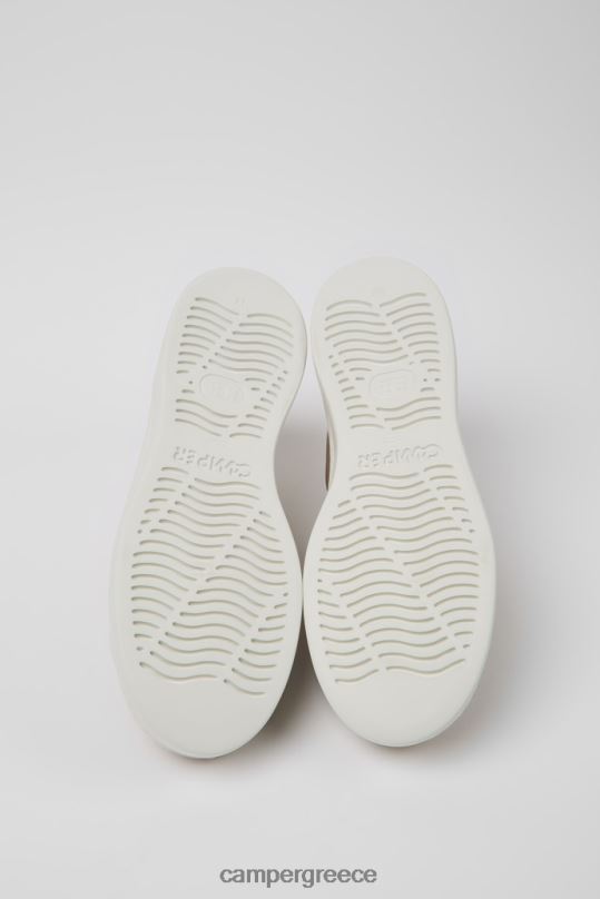 Beige Runner Up Beige Leather Sneakers For Women New Arrivals Camper XTDPX179