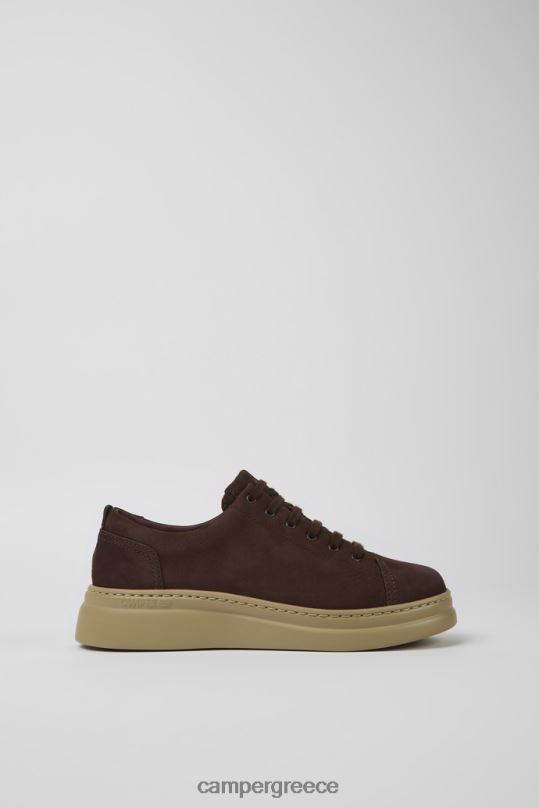 Brown Runner Up Brown Nubuck Sneakers For WomenNew Arrivals Camper XTDPX172