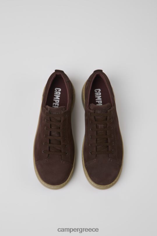 Brown Runner Up Brown Nubuck Sneakers For WomenNew Arrivals Camper XTDPX172