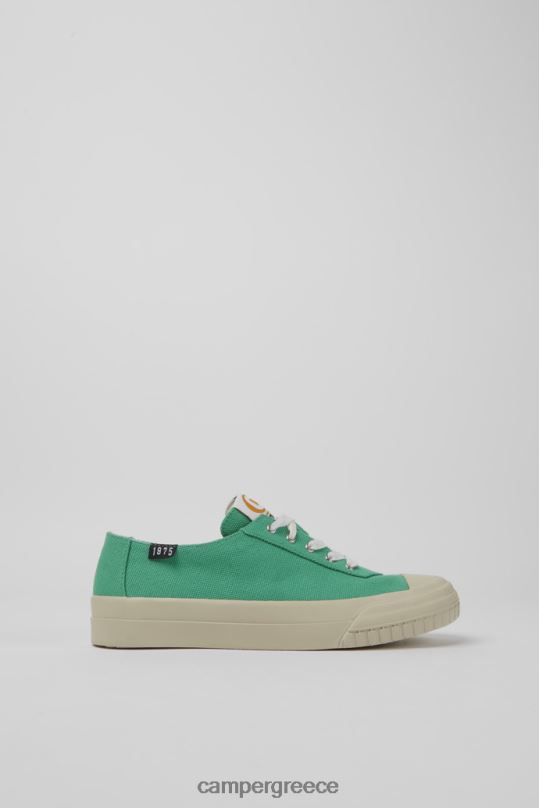 Green ExclusiveCamaleon Green Recycled Cotton Sneakers For Women Camper XTDPX136