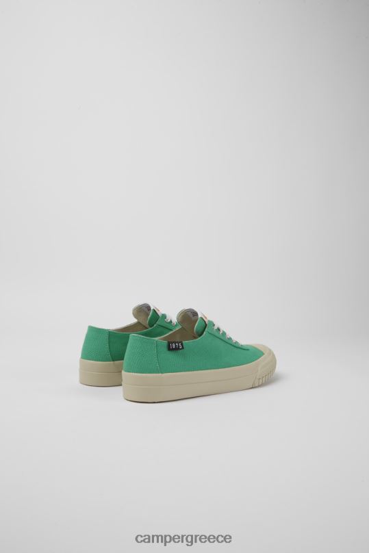Green ExclusiveCamaleon Green Recycled Cotton Sneakers For Women Camper XTDPX136