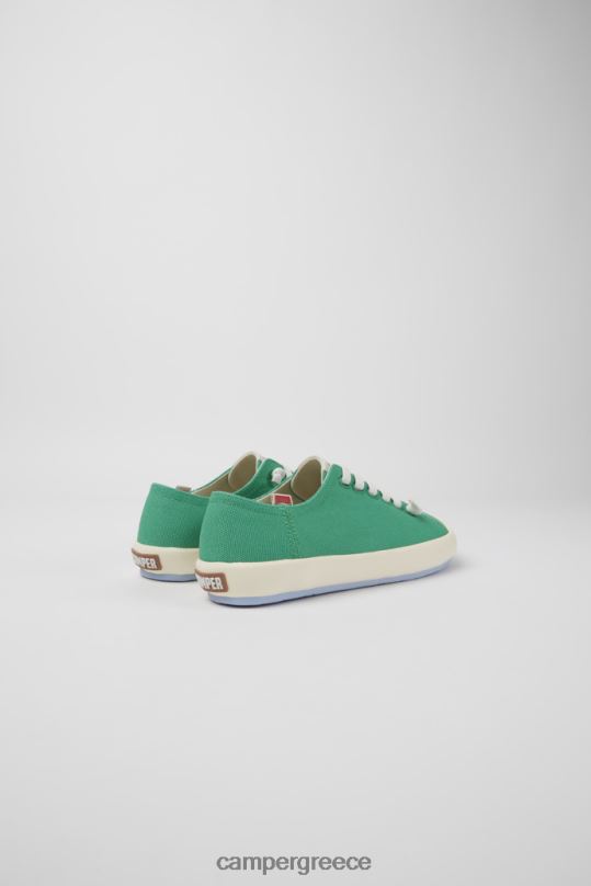 Green Peu Rambla Green Recycled Cotton Sneakers For Women New Arrivals Camper XTDPX156