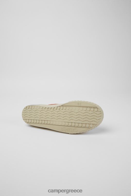 Red Camaleon Red Recycled Cotton Sneakers For Women Exclusive Camper XTDPX137