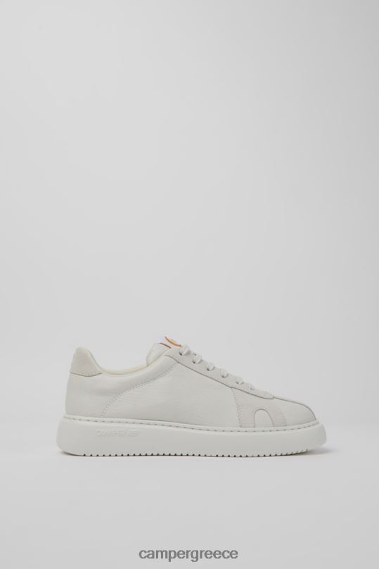 White Design Runner K21 White Non-Dyed Leather Sneakers For Women Camper XTDPX169