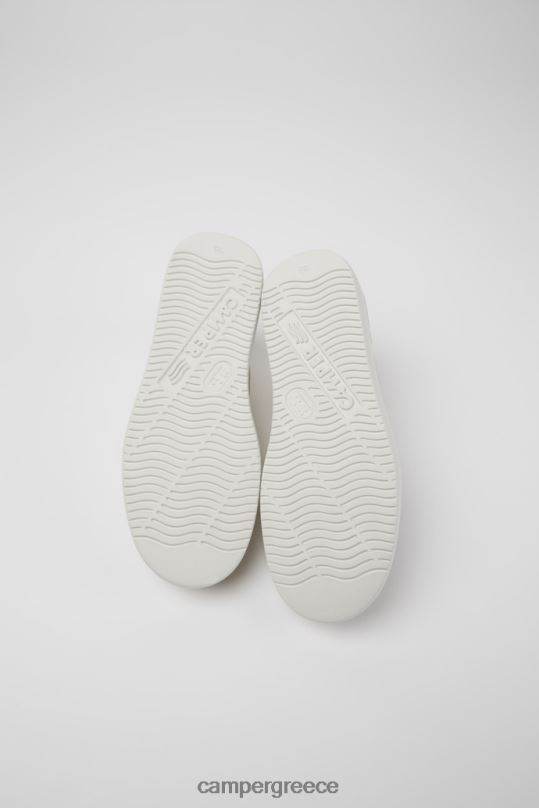 White Design Runner K21 White Non-Dyed Leather Sneakers For Women Camper XTDPX169