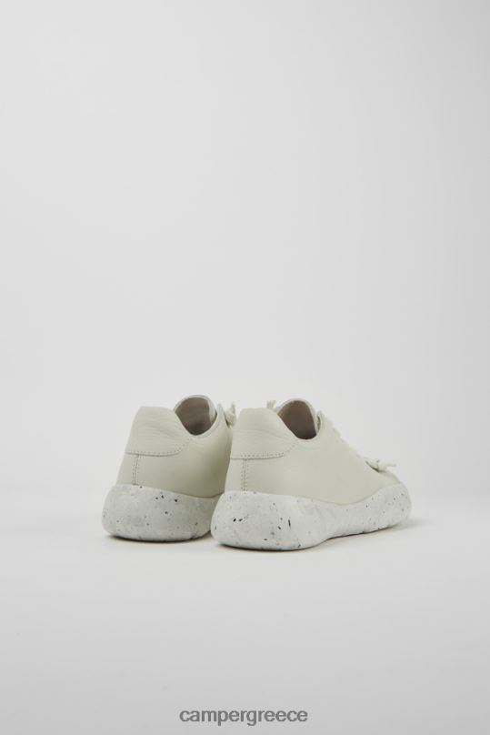 White Peu Stadium White Non-Dyed Leather Sneakers For Women Exclusive Camper XTDPX153