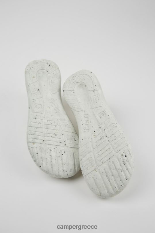 White Peu Stadium White Non-Dyed Leather Sneakers For Women Exclusive Camper XTDPX153